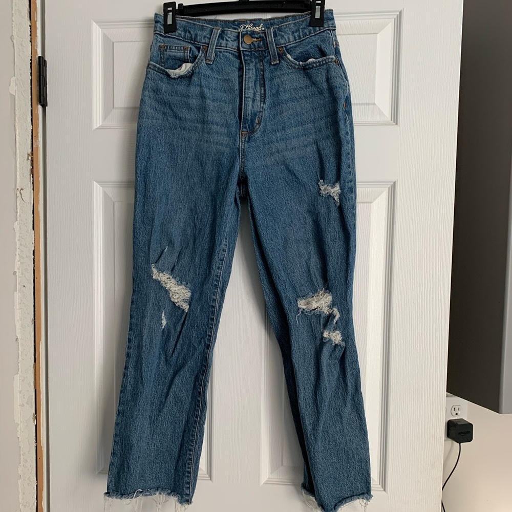universal thread, ripped mom jeans